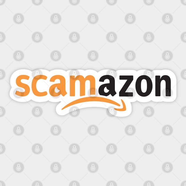 Scam-azon Sticker by TaizTeez